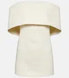 Totême Off-shoulder Top In White