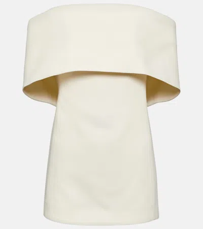 Totême Off-shoulder Top In Beige