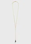 Totême Onyx Drop Necklace Black/gold