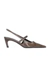 Totême Open-heeled Pointed High Heels