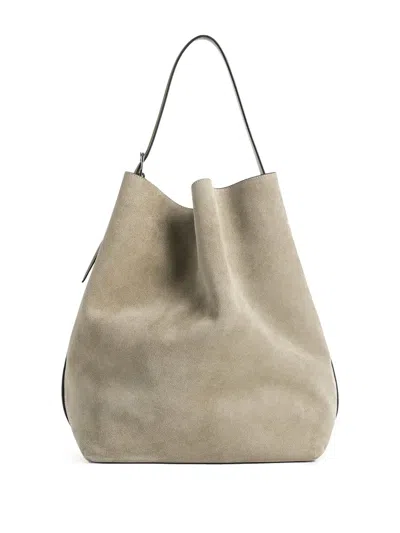 Totême Open Top Tote Bag In 中性色