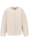 TOTÊME ORGANIC COTTON QUILTED JACKET IN
