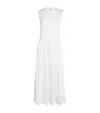 Totême Off-white Sleeveless Cotton Tee Maxi Dress In White