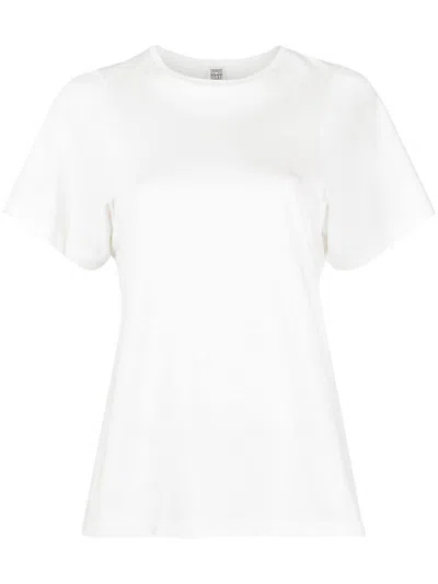 Totême Organic Cotton T-shirt In White
