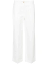 Totême Straight-leg Trousers In White