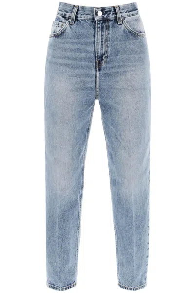 Totême Organic Cotton Tapered Jeans In Blue