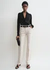Totême Toteme Draped Wrap-effect Stretch-jersey Top In Black