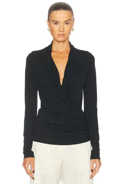 TOTÊME OVERLAPPED JERSEY TOP