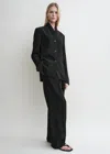 Totême Overlay Summer Blazer Black In Black