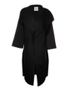 Totême Toteme Signature Wool And Cashmere Coat In Black