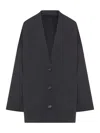 Totême Toteme Oversized Cotton Cardigan Clothing In Black