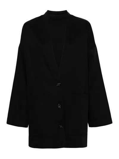 TOTÊME CÁRDIGAN - NEGRO