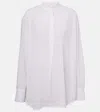 Totême Toteme Stand Up Collar Blouse In White