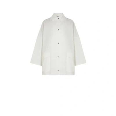 Totême Oversized Jacket In White