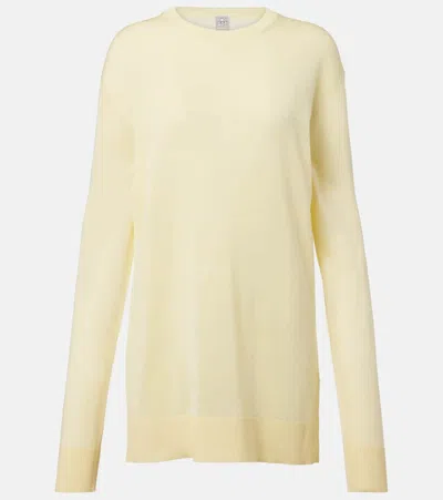 Totême Oversized Semi-sheer Sweater
