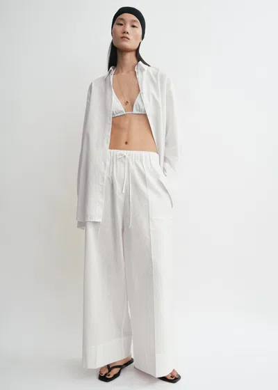 Totême Oversized Summer Shirt White