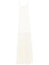 Totême Panelled Maxi Dress In White