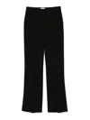 Totême Flared Evening Trousers In Black