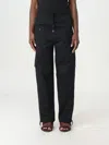 TOTÊME trousers TOTEME WOMAN colour BLACK,F41323002