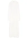 Totême White Parachute Shirt Maxi Dress In Neutrals
