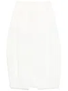 Totême Parachute Silk-blend Maxi Skirt In 中性色