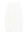 Totême Parachute Silk-blend Maxi Skirt In White