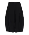 Totême Parachute Midi Skirt In Black