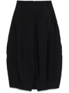 Totême Parachute Midi Skirt In Blue