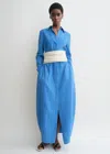 Totême Parachute Shirtdress Cobalt In Cobalt
