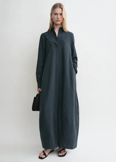 Totême Parachute Shirtdress Nightfall In Black