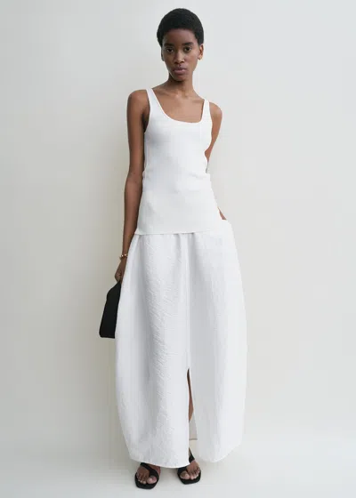 Totême Parachute Skirt White In Neutral