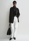 Totême Patch Pocket Doublé Jacket Espresso In Espresso
