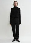 Totême Crew-neck Cashmere Knit Black In Black