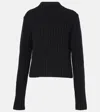 Totême Petite Chunky Wool And Cashmere Sweater In Black