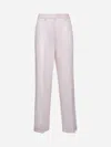 Totême Pink Slanted Pocket Trousers