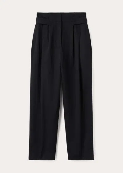 Totême Pleat-detail High-waisted Trousers In Black