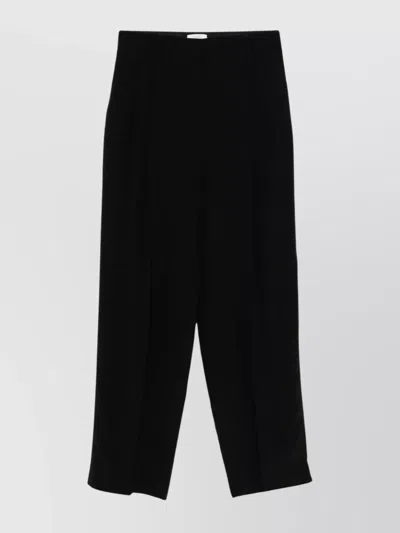 TOTÊME PLEAT DETAIL STRAIGHT LEG TROUSERS