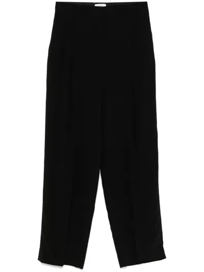 TOTÊME PLEATED STRAIGHT-LEG TROUSERS