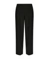 Totême Straight Cropped Jeans In Black
