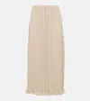 TOTÊME PLISSÉ HIGH-RISE MAXI SKIRT