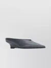 Totême Toteme Sharp Lizard-embossed Wedge Mules In Blue
