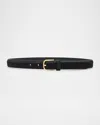 Totême Pony Hair Belt In Black 001