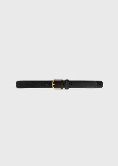 Totême Pony Hair Belt Black