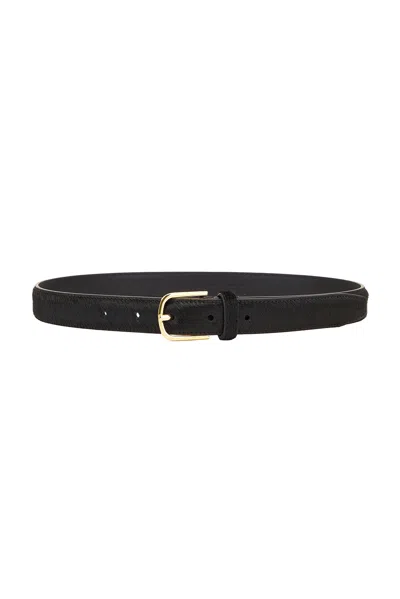 Totême Pony Hair Belt In Black