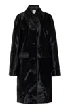 Totême Pony Hair Coat In Black