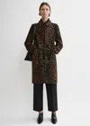 Totême Pony Hair Coat Leopard In Leopard