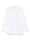 Totême Raw Raglan Shirt With Curved Hem