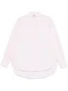 Totême Long-sleeved Shirt In Pink