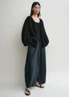 Totême Puffed Cardigan Black In Black