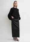 Totême Puffed Knit Black In Black